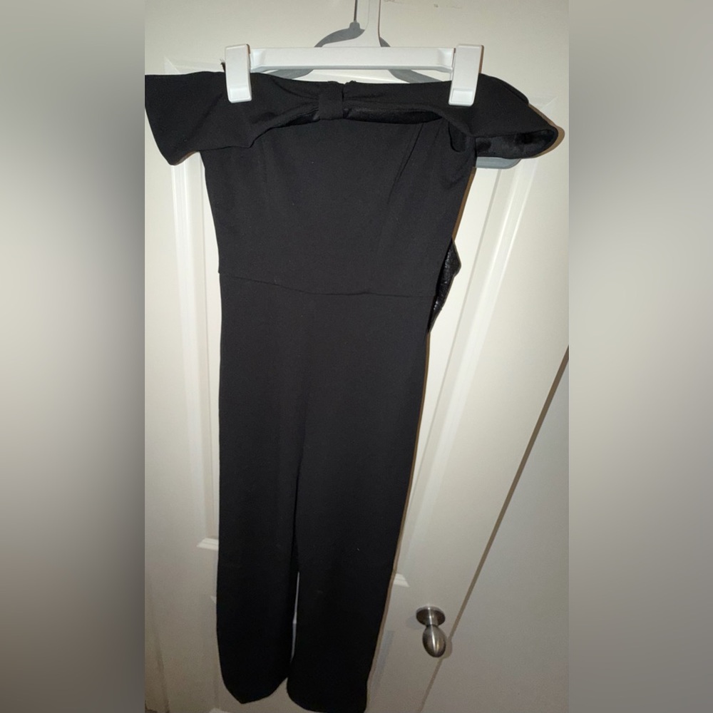 Elegant Black Off-Shoulder Jumpsuit